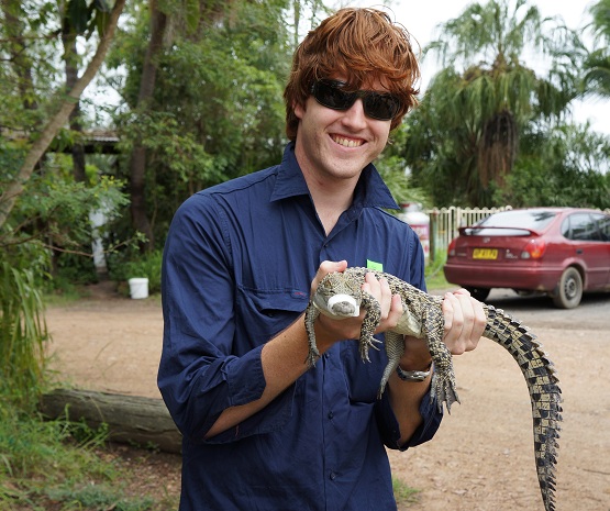 Me at the croc farm.